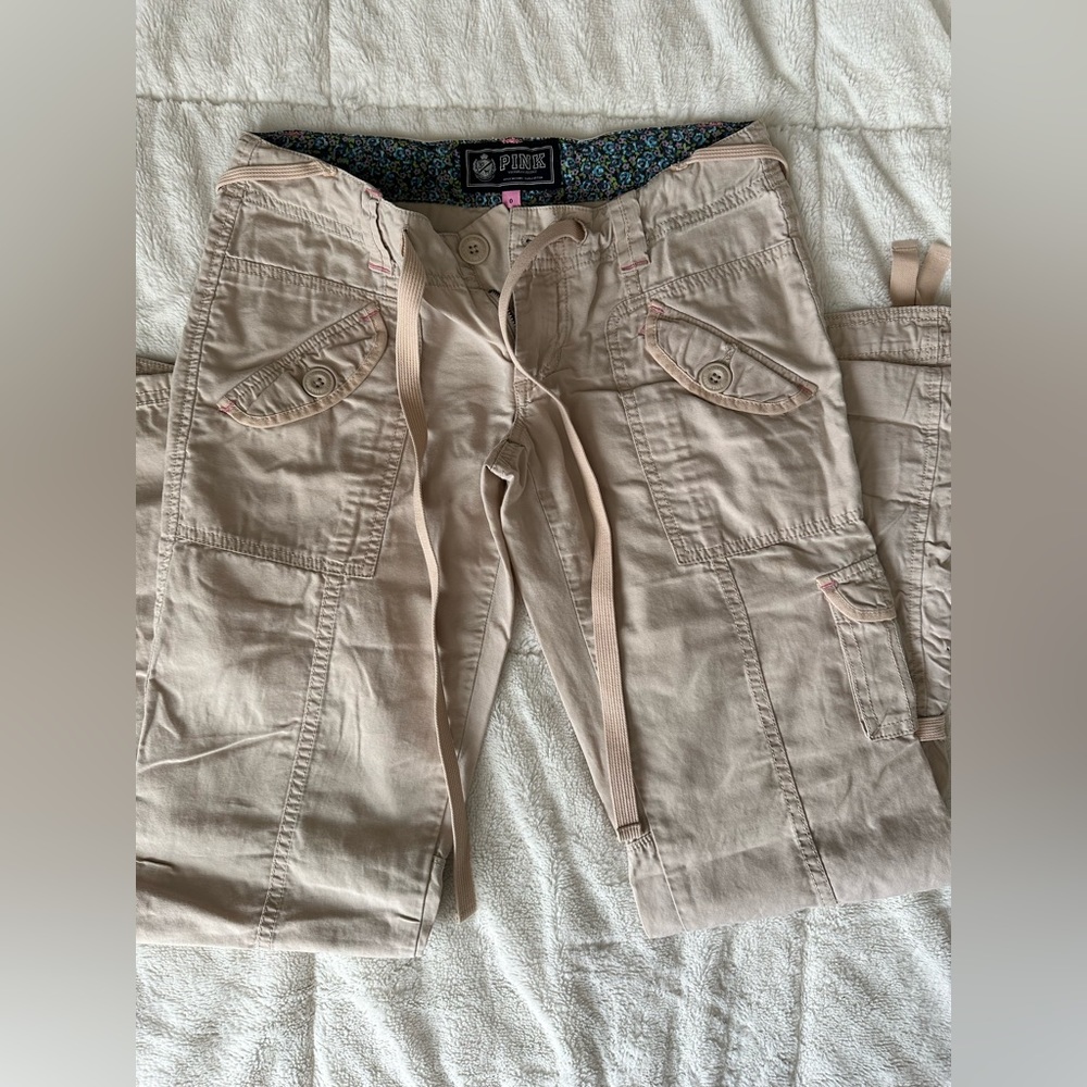 Rare PINK Cargo pants